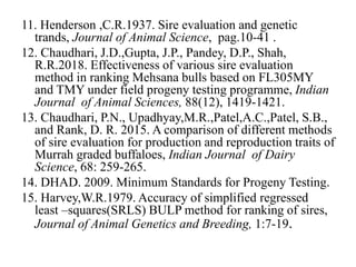 Progeny testing | PPTX