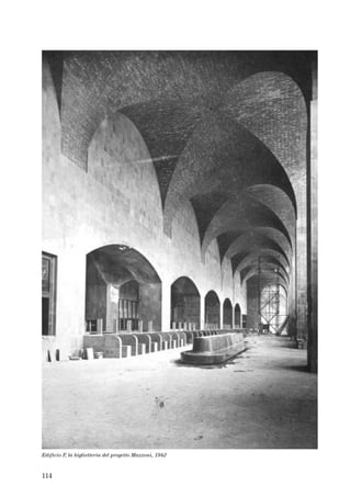 114
Edificio F, la biglietteria del progetto Mazzoni, 1942
 