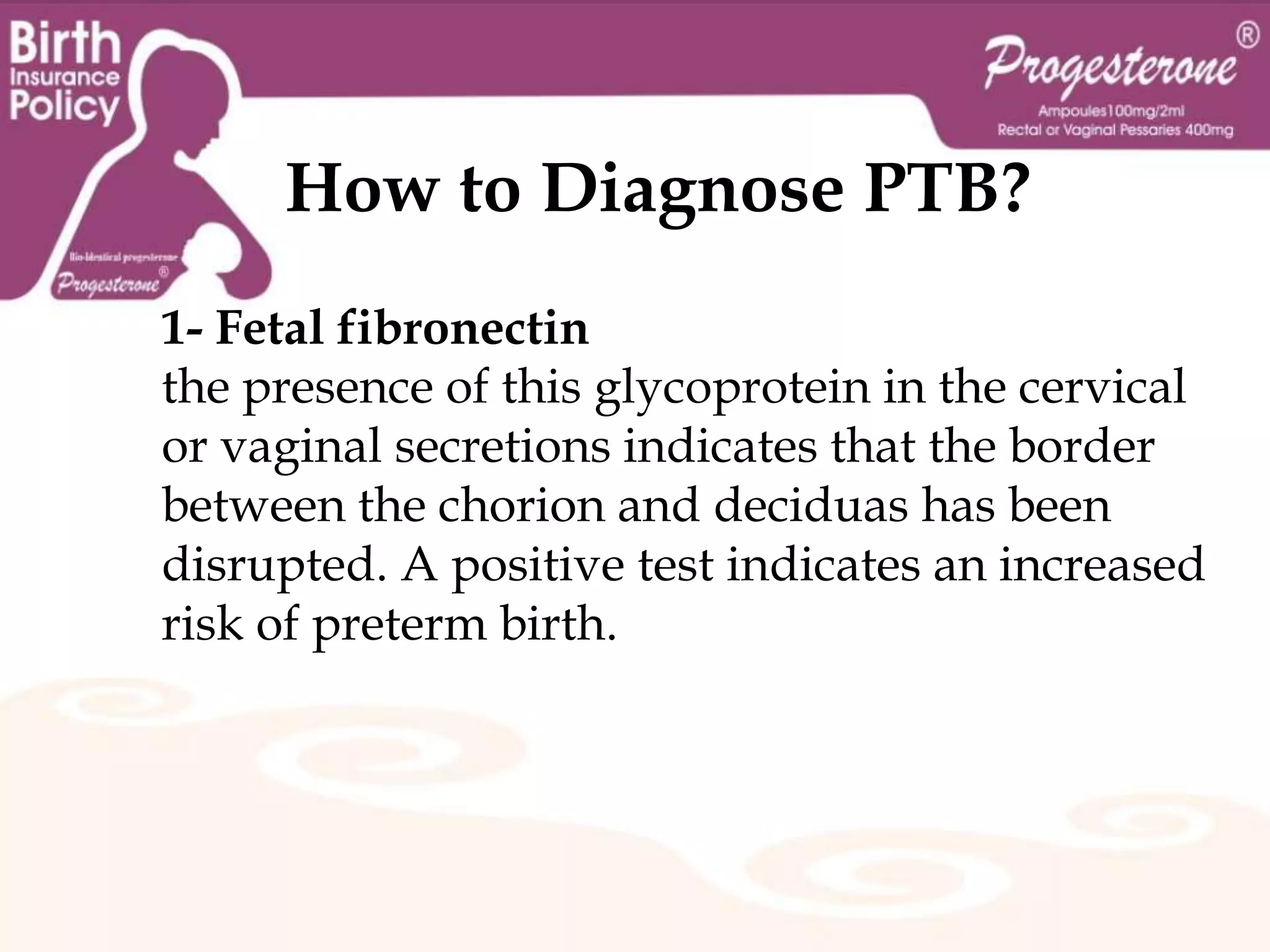      1- Maternal Background.A number of factors have been identified that are linked to a higher risk of a preterm birth: 1-Low socio-economic or educational standing and single motherhood.2- Age at the upper and lower end of the reproductive years be it more than 35or less than 18 years of age.3-Pregnancy interval makes a difference as women with a 6 months span or less between pregnancies have a two-fold increase in preterm birth.