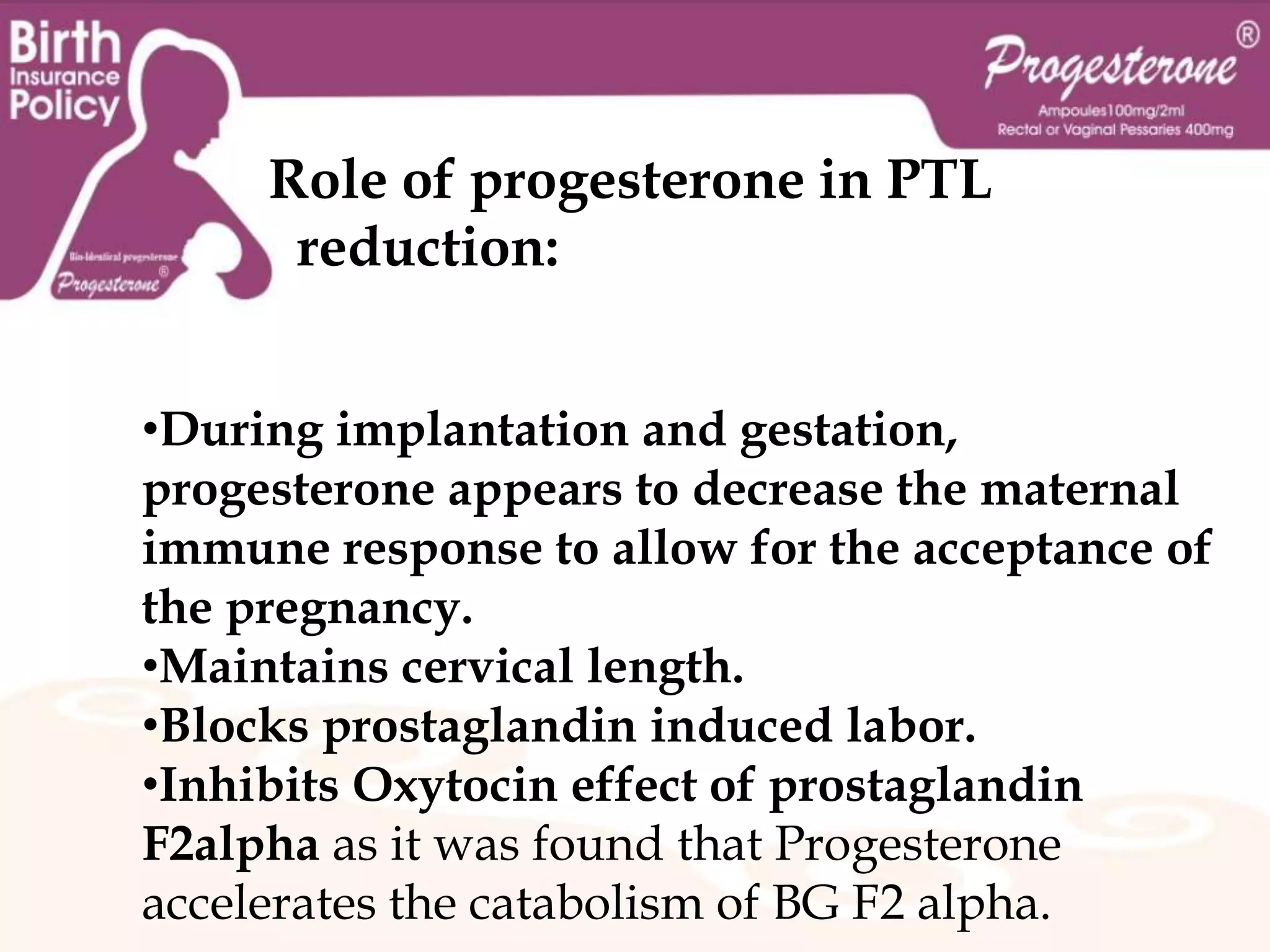 Hormonal CauseHormonal causeThe hormone progesterone plays a very important role during pregnancy. 
