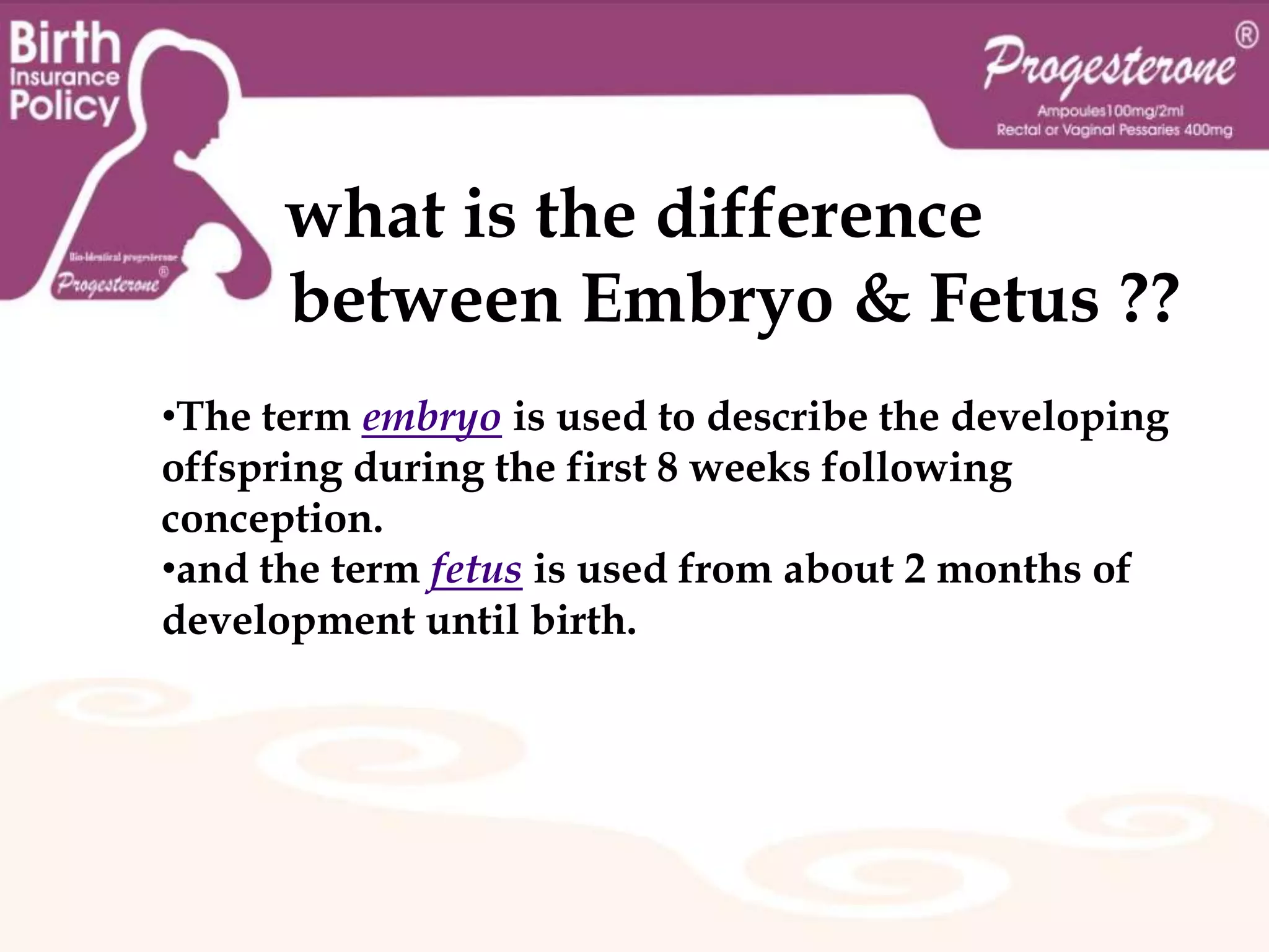 What do you know about progesterone and its role?
