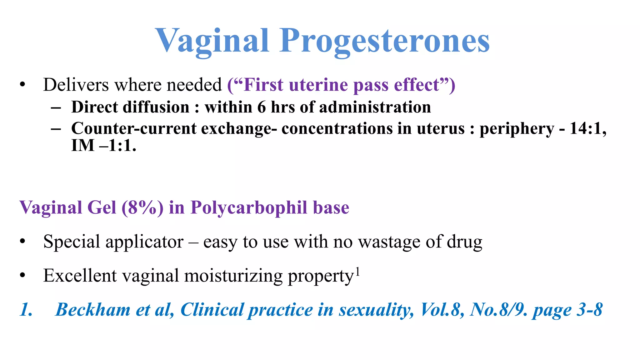 Role of Progesterone in Preterm Labour | PPTX