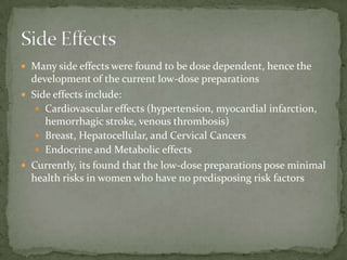 Menstrual disorders : such as:PrimaryDysmenorrhea : ( At first, NSAIDs   e.g. mefenamic acid are used;   if these fail , then dydrogesterone   or combined  contraceptive tabs. are employed).Dysfunctional uterine bleeding with menorrhagia            : Norethindrone (oral) or IM Depot provera  C.    Endometriosis :     Inhibits ectopic endometrial tissue by antagonizing estrogen and by inhibiting Gn secretion which leads to inhibition of ovarian function, including estrogen secretion.       - Medroxyprogesterone acetate IM (Depot provera)             