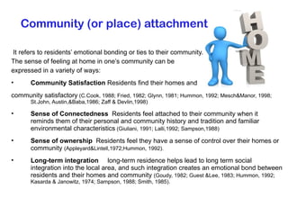 Community Attachment Neighborhood and Sense of Community | PDF