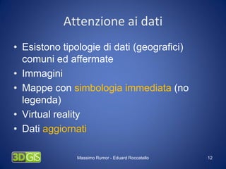 Progettazione e realizzazione di sistemi webgis per il turismo