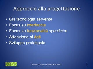 Progettazione e realizzazione di sistemi webgis per il turismo