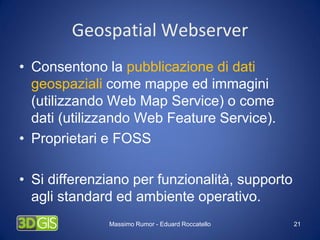Progettazione e realizzazione di sistemi webgis per il turismo