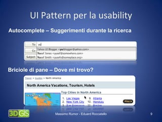 Progettazione e realizzazione di sistemi webgis per il turismo