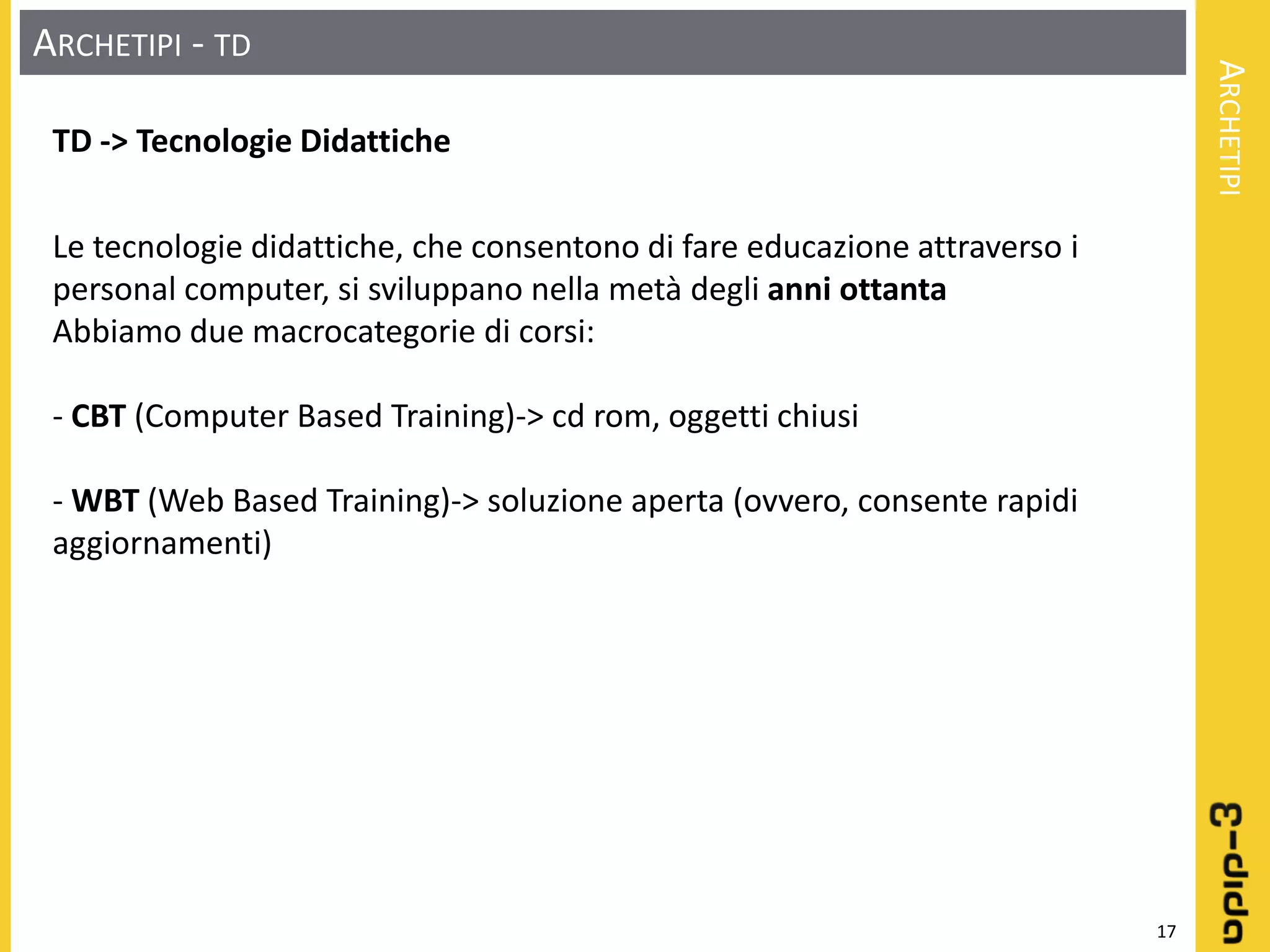 Learning object: Definizione - Progettazione - Realizzazione