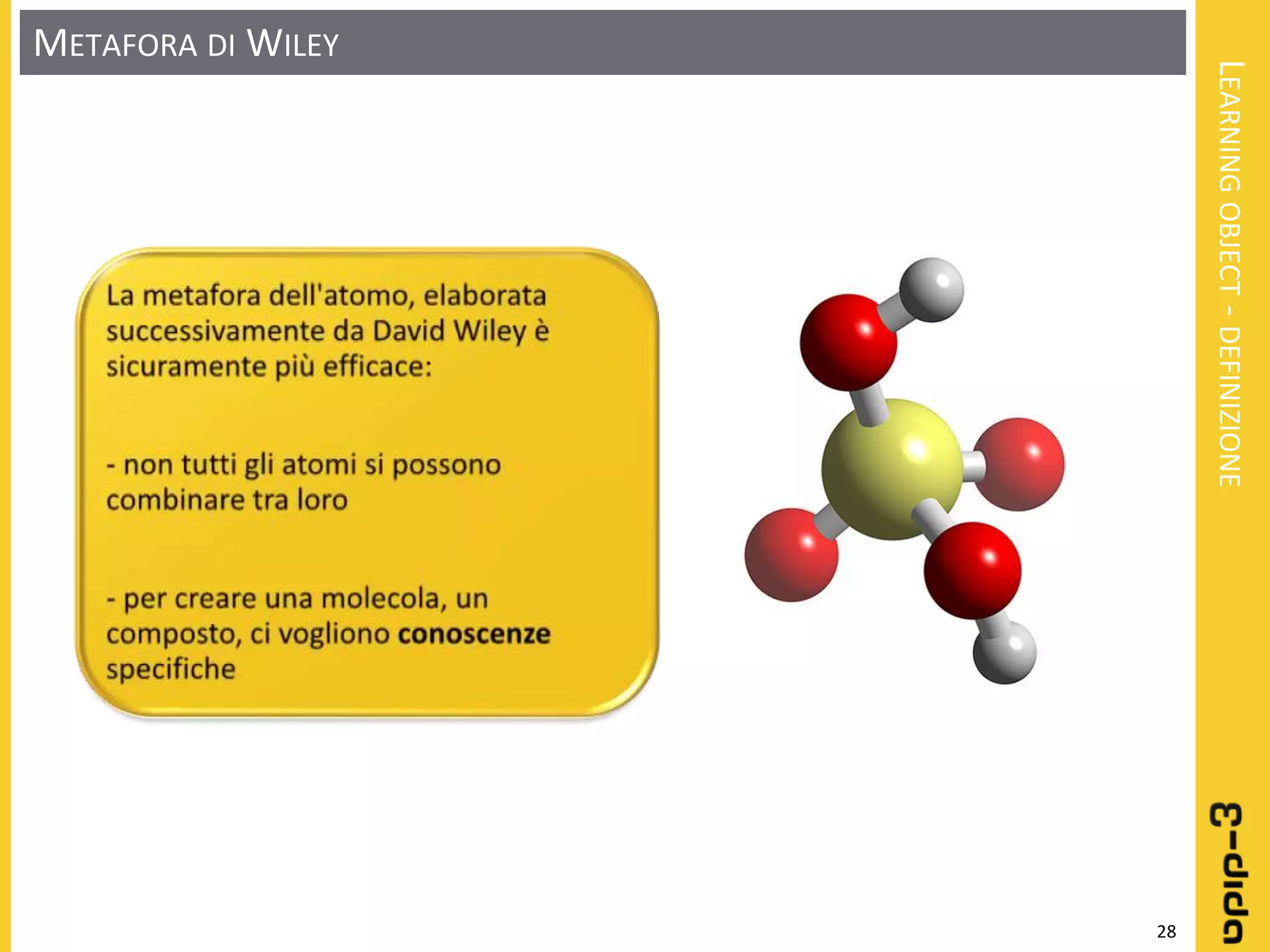 Learning object: Definizione - Progettazione - Realizzazione