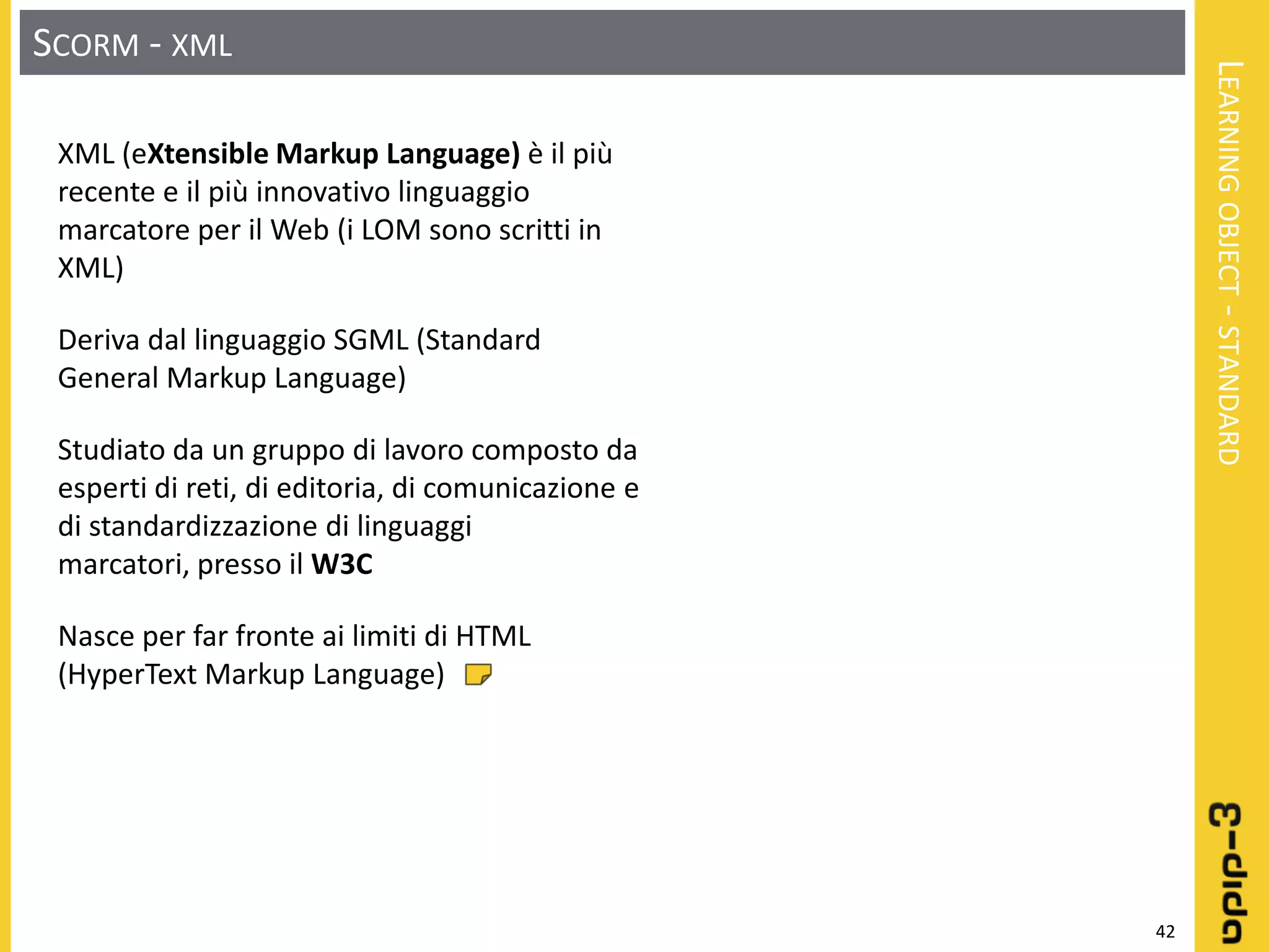 Learning object: Definizione - Progettazione - Realizzazione