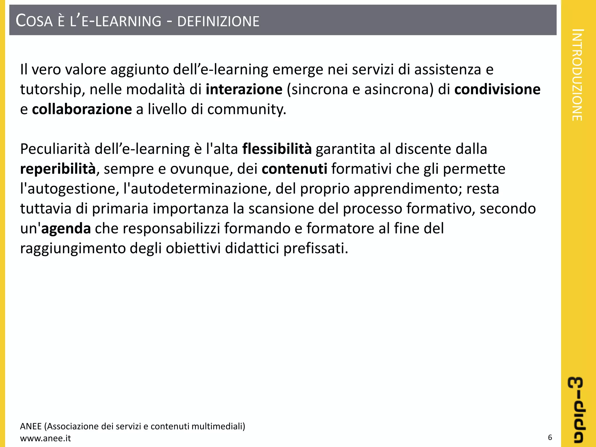 Learning object: Definizione - Progettazione - Realizzazione