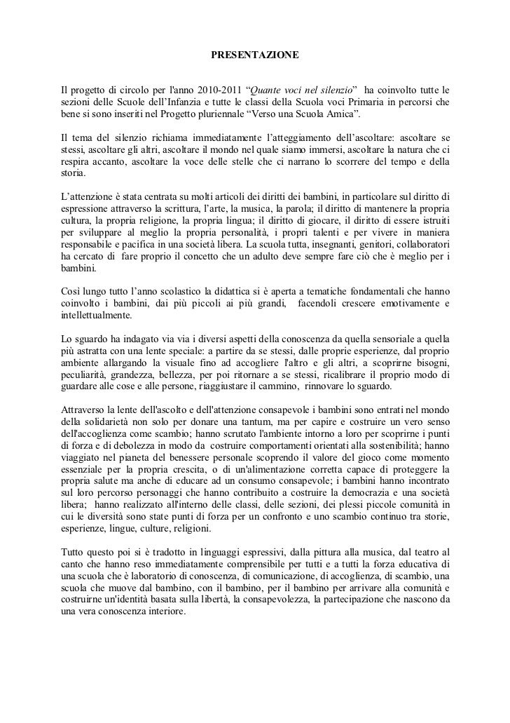 Progetto Di Circolo