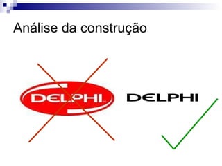Análise da construção 