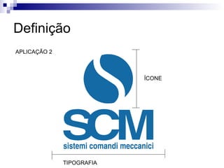 Definição ÍCONE APLICAÇÃO 2 TIPOGRAFIA 
