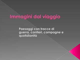 Progetto Pace A Prijedor   Presentazione