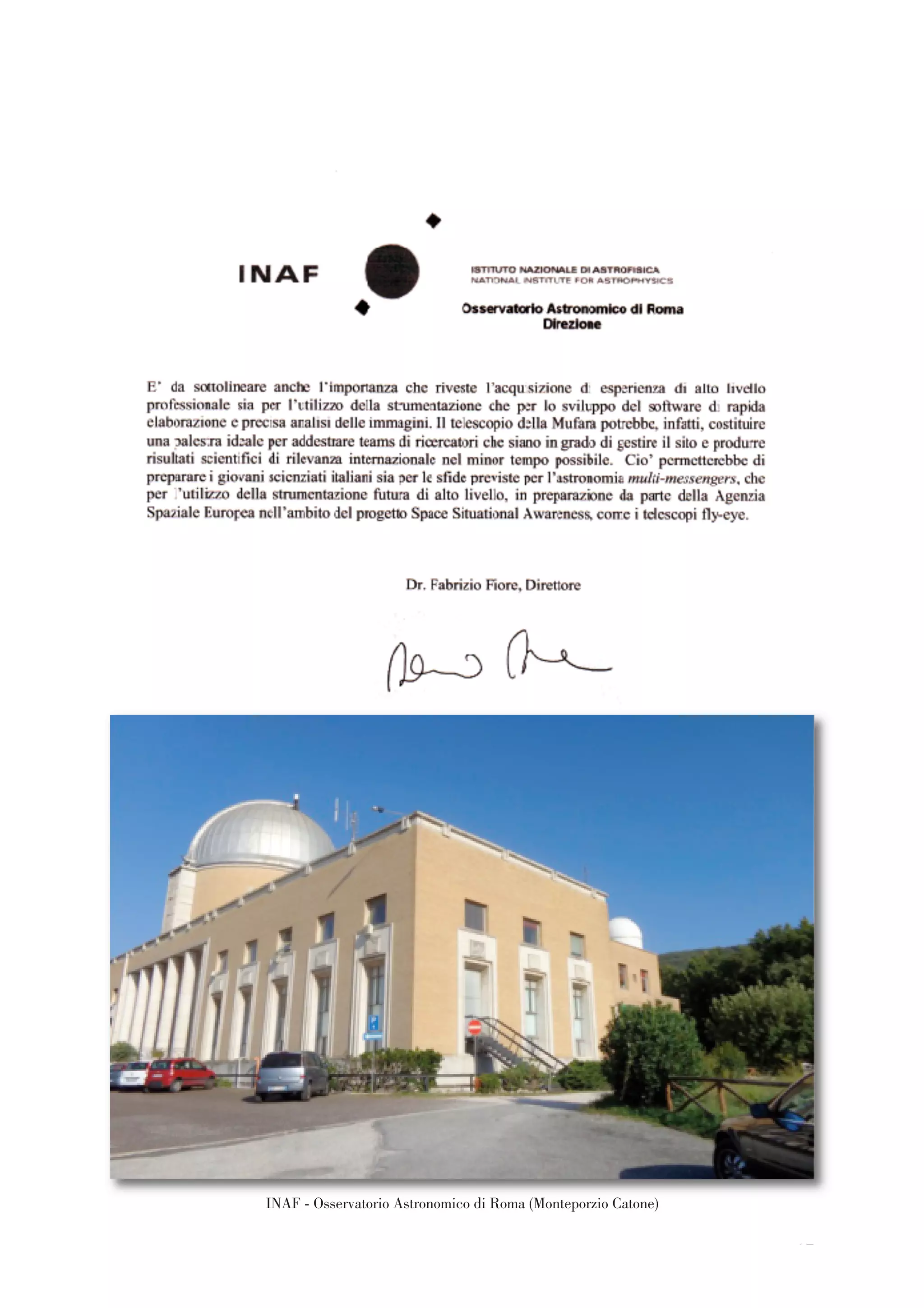 17
INAF - Osservatorio Astronomico di Roma (Monteporzio Catone)
 