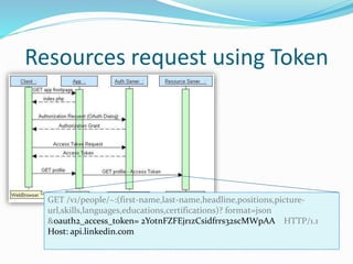 A simple PHP LinkedIn OAuth 2.0 example | PPTX