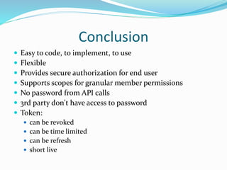 A simple PHP LinkedIn OAuth 2.0 example | PPTX