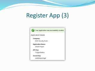 A simple PHP LinkedIn OAuth 2.0 example | PPT
