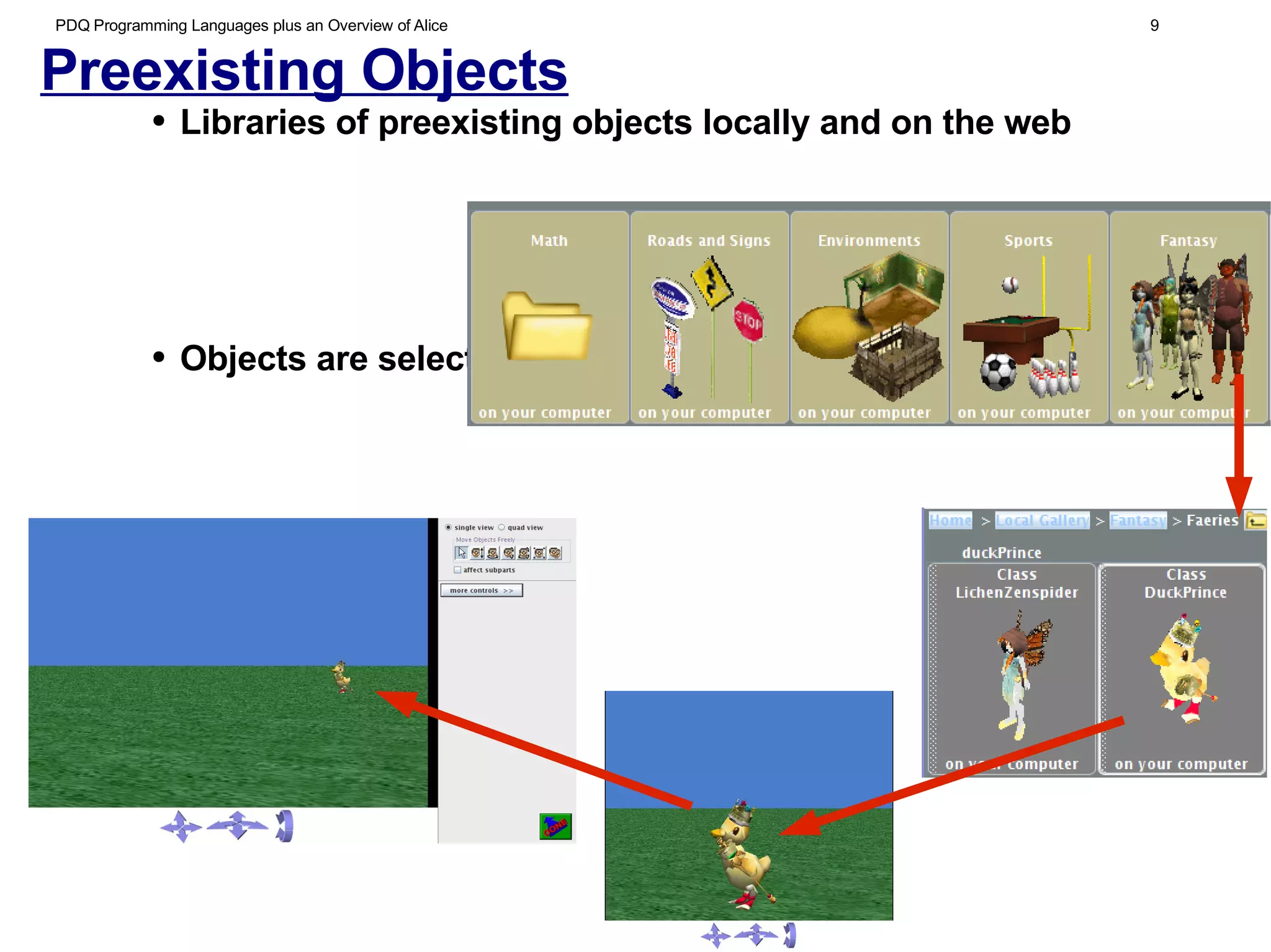 PDQ Programming Languages plus an overview of Alice - Frank Ducrest | ODP