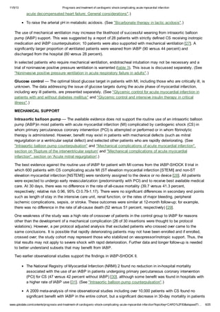 Prognosis and treatment of cardiogenic shock complicating acute ...