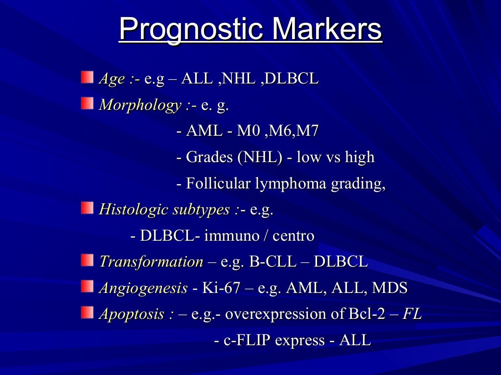 Prognostic markers