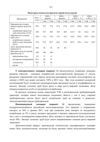 Прогноз долгосрочного социально-экономического развития Российской Федерации на период до 2030 года