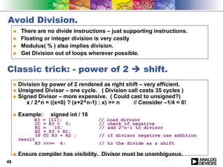 optimization c code on blackfin | PDF