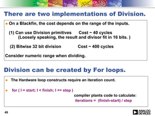 optimization c code on blackfin | PDF