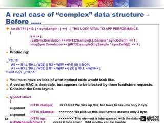 optimization c code on blackfin | PDF
