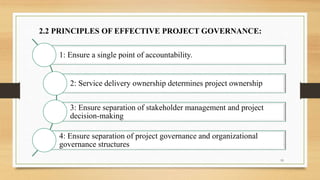 Project governance