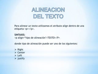 estructura basica de html | PPTX