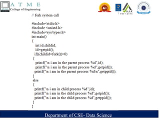 Operating systems Lab program: to develop C program to implement ...