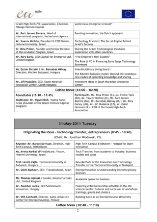 Conference Program | PDF
