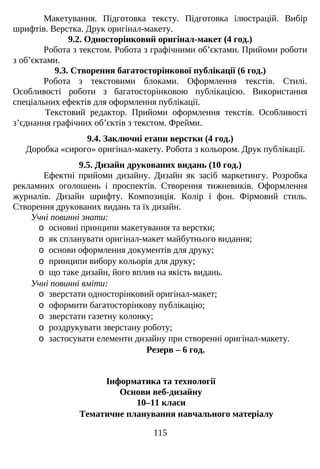 Програми навчання інформатики