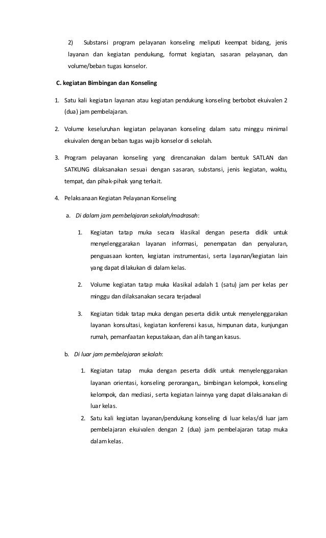 Program Bimbingan Dan Konseling