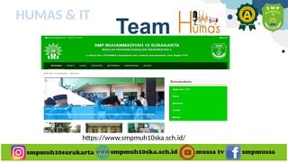 PROGRAM HUMAS 2023 2024 untuk SMP dengan contoh | PPTX