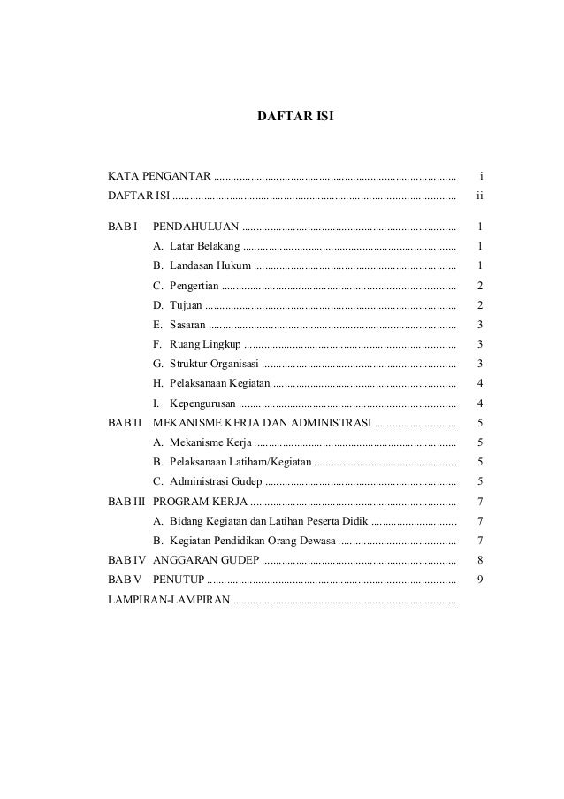 39++ Contoh daftar isi makalah pramua info