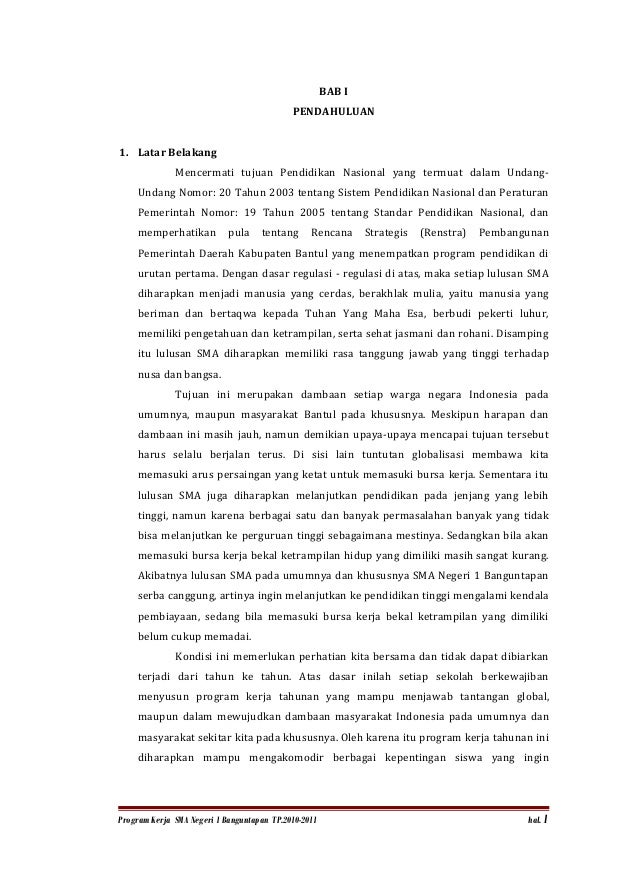 Program Kerja Osis Bidang Olahraga