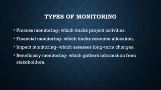PROGRAM-MONITORING-AND-EVALUATION.pptxnone | PPTX