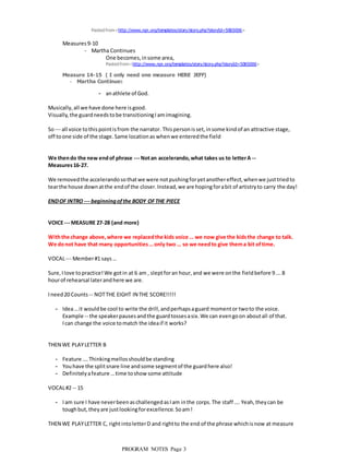 Program Notes  Closer