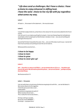 Program Notes  Closer
