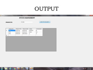 OUTPUT
 