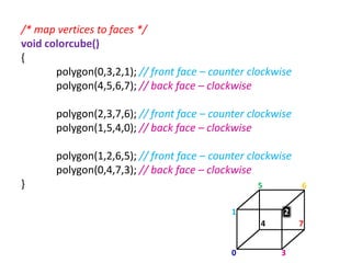 10CSL67 CG LAB PROGRAM 3 | PDF