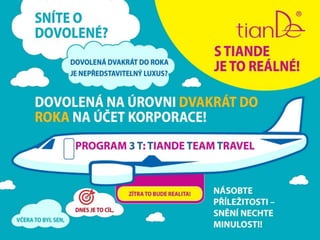 Program 3T: TianDe Team Travel