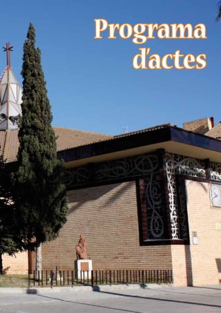 19
25è aniversari Temple Campredó
Programa
d’actes
 