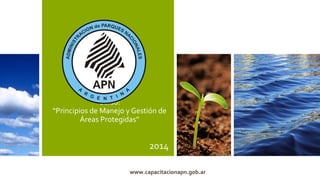 Curso:
“Principios de Manejo y Gestión de
Áreas Protegidas”
2014
www.capacitacionapn.gob.ar
 