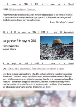 Programa Primavera Cultural 2015 en Cazorla