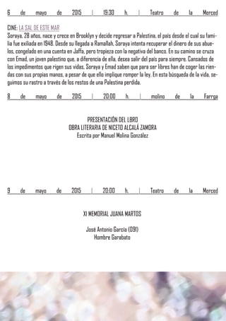 Programa Primavera Cultural 2015 en Cazorla